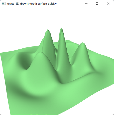 Create a 3D surface very quickly