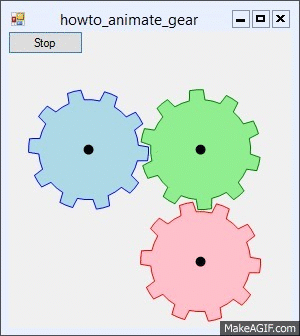 [Animate gears in C#]