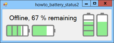 [Display battery status in a friendly way in C#]