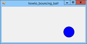 [Make a bouncing ball animation in C#]