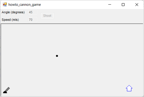 [Make a cannon game in C#]