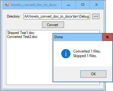 [Convert doc files into docx files in C#]