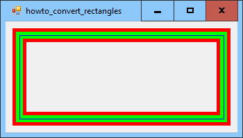 [Convert a Rectangle into a RectangleF and vice versa in C#]