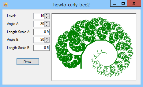 [Draw a curly tree fractal using less memory in C#]