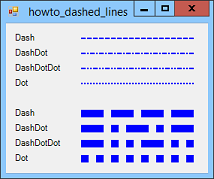 [Draw dashed lines in C#]