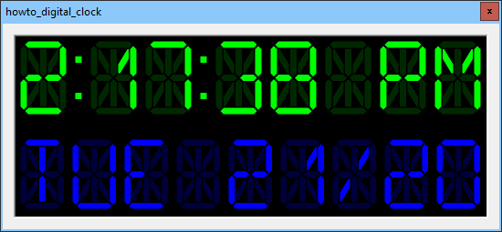 [Make a digital clock in C#]