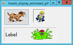 display animated GIFs