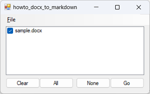 [Convert docx files to md files with C# and Microsoft Word]