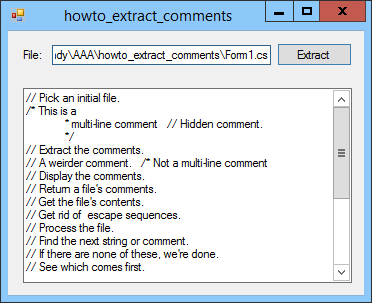 [Extract comments from a C# file in C#]