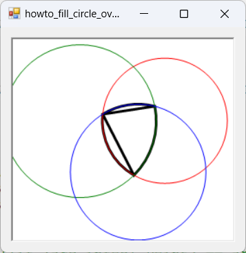 [Fill a target area found by trilateration in C#]