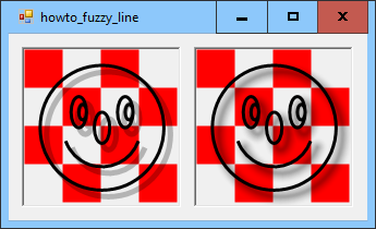 [Use fuzzy lines to draw shadows in C#]