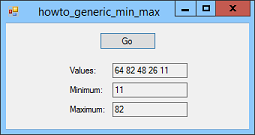 [Make generic Min and Max methods in C#]