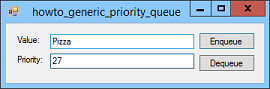[Make a generic priority queue class in C#]