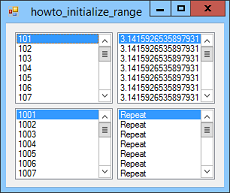 [Initialize arrays with ranges or repeated values in C#]