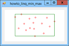 Use LINQ to find a bounding box