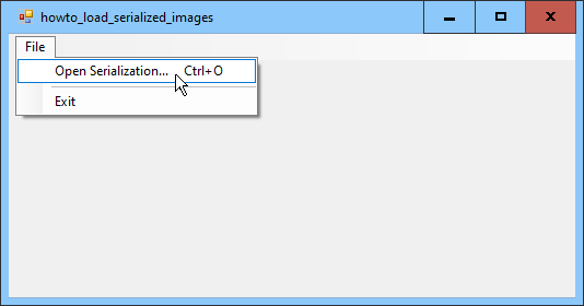 [Serialize and deserialize multiple images in files in C#]
