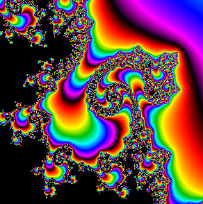 smooth Mandelbrot set