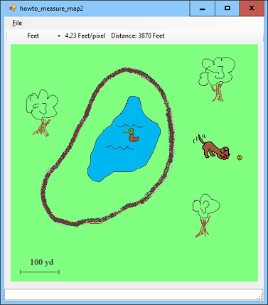 [Display map distance with limited significant digits in C#]