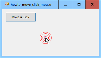 [Simulate mouse movement and clicks in C#]