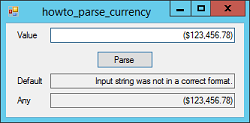 parse currency values