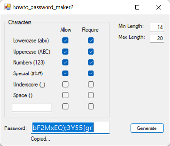 [Improve the password generation program in C#]