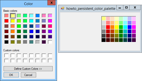 [Save a color palette in a program's settings in C#]