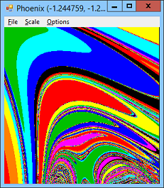 [Draw a Phoenix set fractal in C#]