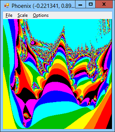 [Draw a Phoenix set fractal in C#]