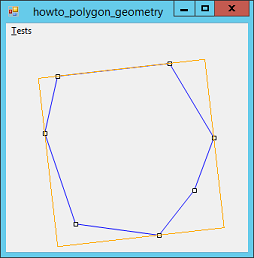 Geometric operations for polygons