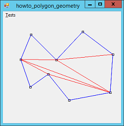 Triangulate polygon