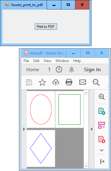 [Use Microsoft Print to PDF to create a PDF file in C#]
