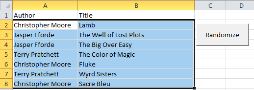 [Use VBA to randomize cells in Excel]