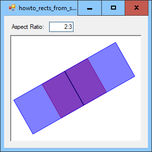 [Find rectangles defined by a side and aspect ratio in C#]