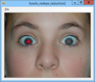 [Recursively perform red eye reduction on a picture in C#]