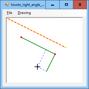 [Let the user draw rotated polygons with right angles in C#]