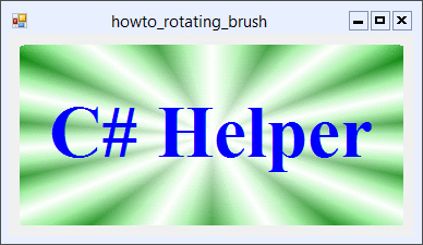 [Make a rotating brush in C#]