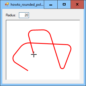 [Draw a rounded polygon in C#]