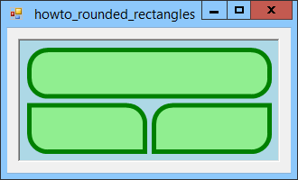 [Draw rounded rectangles in C#]