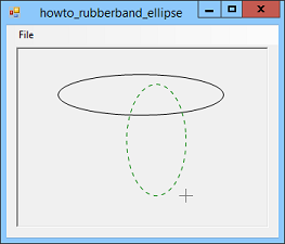 [Let the user draw rubber band ellipses (or other shapes) in C#]