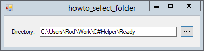[Let the user select a folder in C#]
