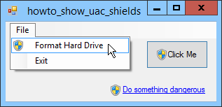 [Add a UAC shield to controls in C#]