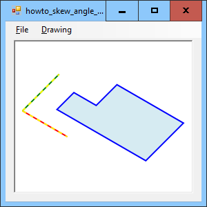 [Let the user draw rotated skewed polygons in C#]