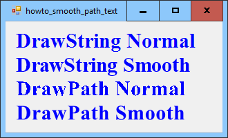 [Draw smooth text in a GraphicsPath in C#]