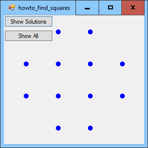 [Puzzle: Find the squares in C#]