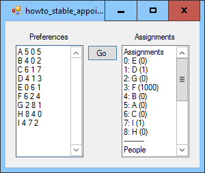 [Make stable appointments in C#]