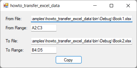 [Copy cells from one Excel workbook to another in C#]