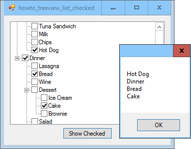 [Make a list of checked TreeView nodes in C#]