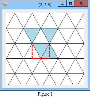 [Draw a triangular grid in C#]