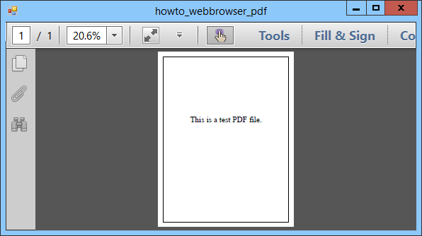 [Open a PDF file in C#]
