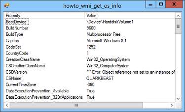 [Use WMI to get operating system information in C#]